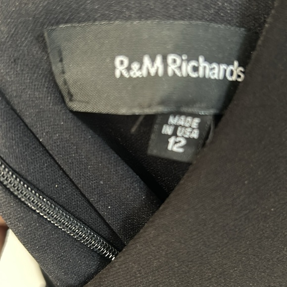 R&M Richards cape sleeve evening pant suit - Picture 4 of 6